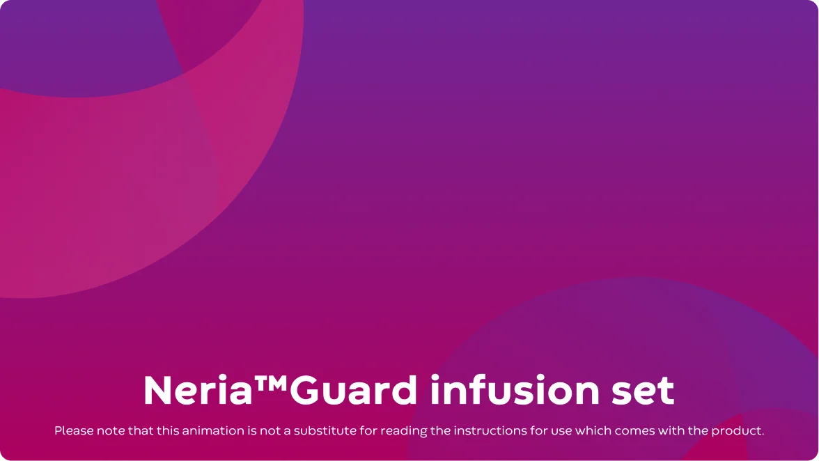 Hvordan bruke Neria™Guard infusjonssett
