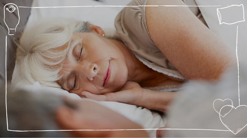 Sırt üstü yatan bir kişi